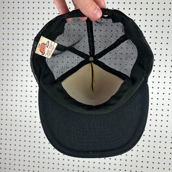 DARE To Keep Kids Off Drugs Trucker Snapback OSFM Vintage 90s Black Promo Otto - Picture 5 of 7